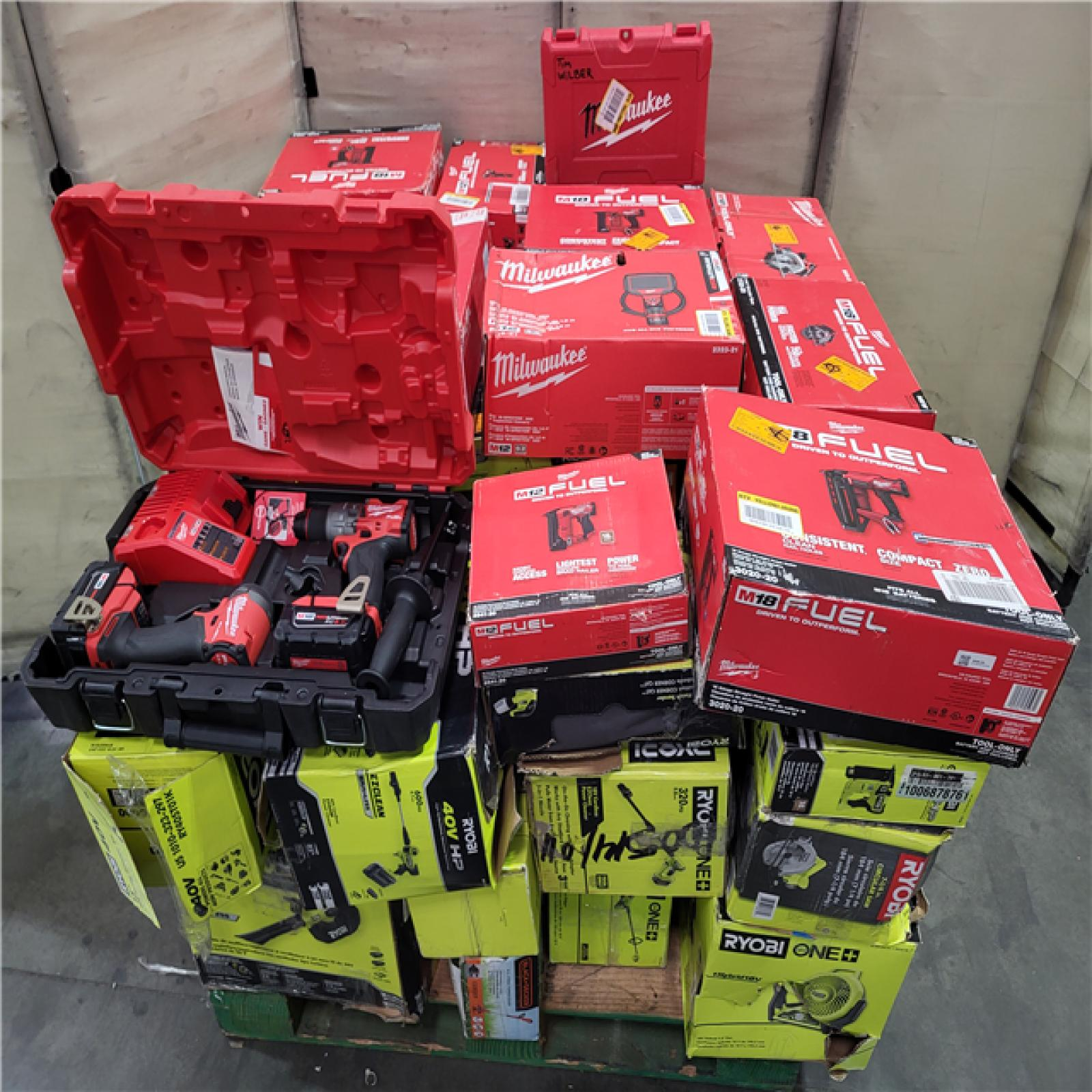 🧰Last day to reduce price!⏳  MIXED TOOLS PALLET – LOT ID: 251035 – Untested Customer Return