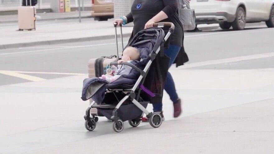 💥Limited time offer⚡Clearance sale🔥Carry on Luggage stroller 2-in-1 Travel Stroller & Luggage - Transforms in seconds