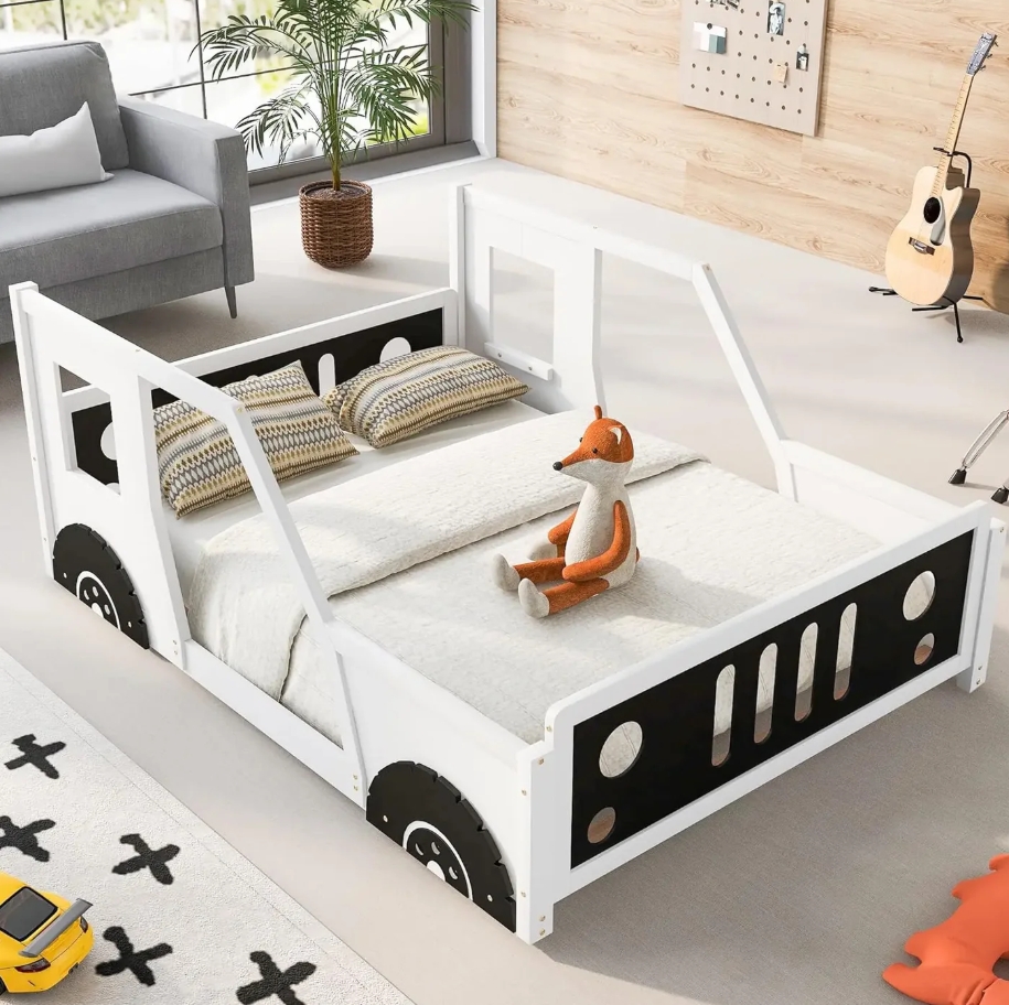 Adventure Racer Full-Size Wooden Car Bed