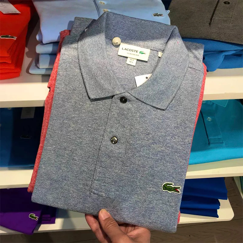 Klassisches LACOSTE Polo! [Unisex] Erhältlich in 20 Farben! Hergestellt aus hochwertigem Stoff / weich und bequem / pillingfrei / formbeständig / farbecht.