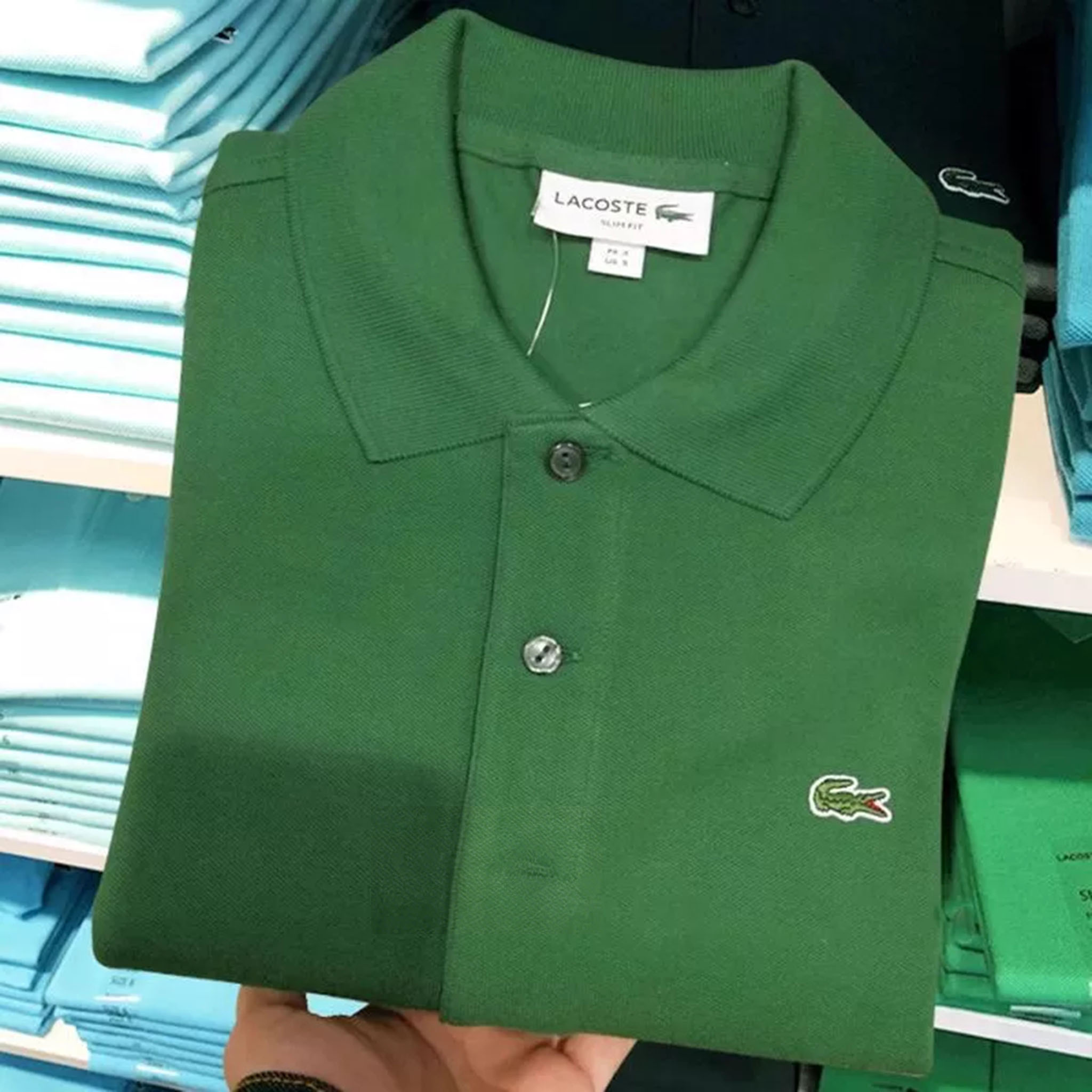 Klassisches LACOSTE Polo! [Unisex] Erhältlich in 20 Farben! Hergestellt aus hochwertigem Stoff / weich und bequem / pillingfrei / formbeständig / farbecht.