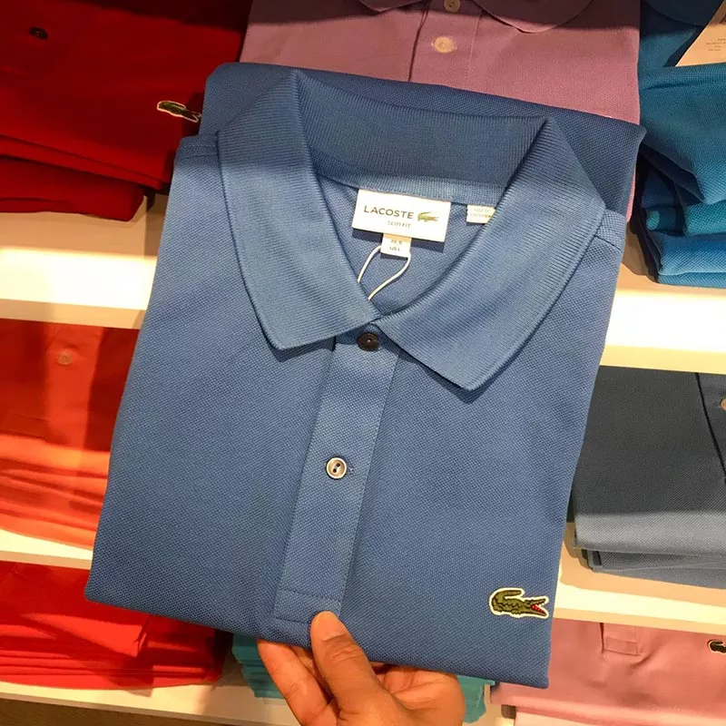 Klassisches LACOSTE Polo! [Unisex] Erhältlich in 20 Farben! Hergestellt aus hochwertigem Stoff / weich und bequem / pillingfrei / formbeständig / farbecht.
