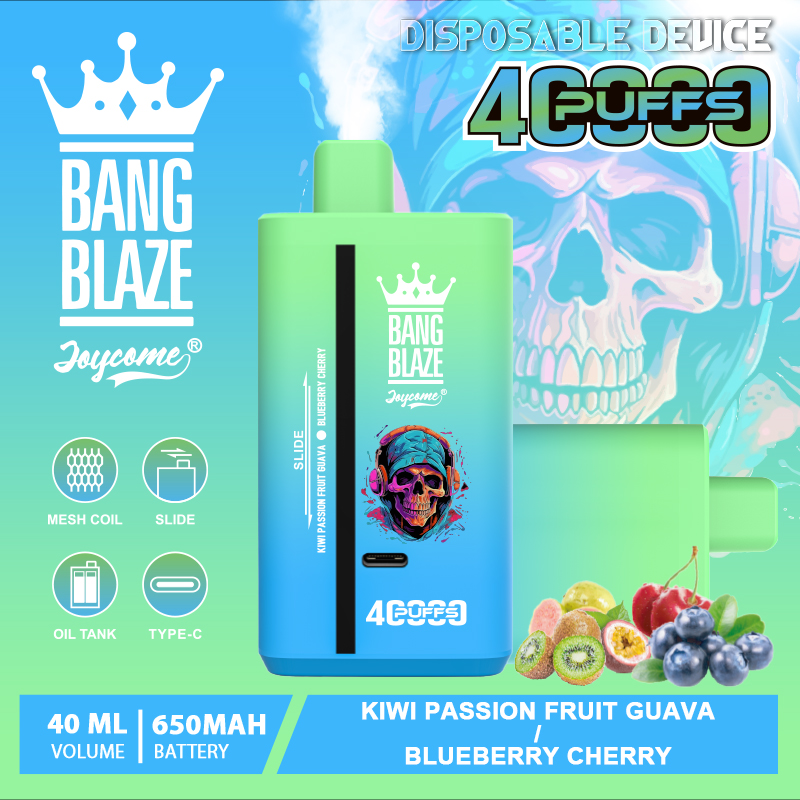 Bang Blaze 40000 40K Puffs 2% 3% 5% Nicotine Double Taste Disposable Vape