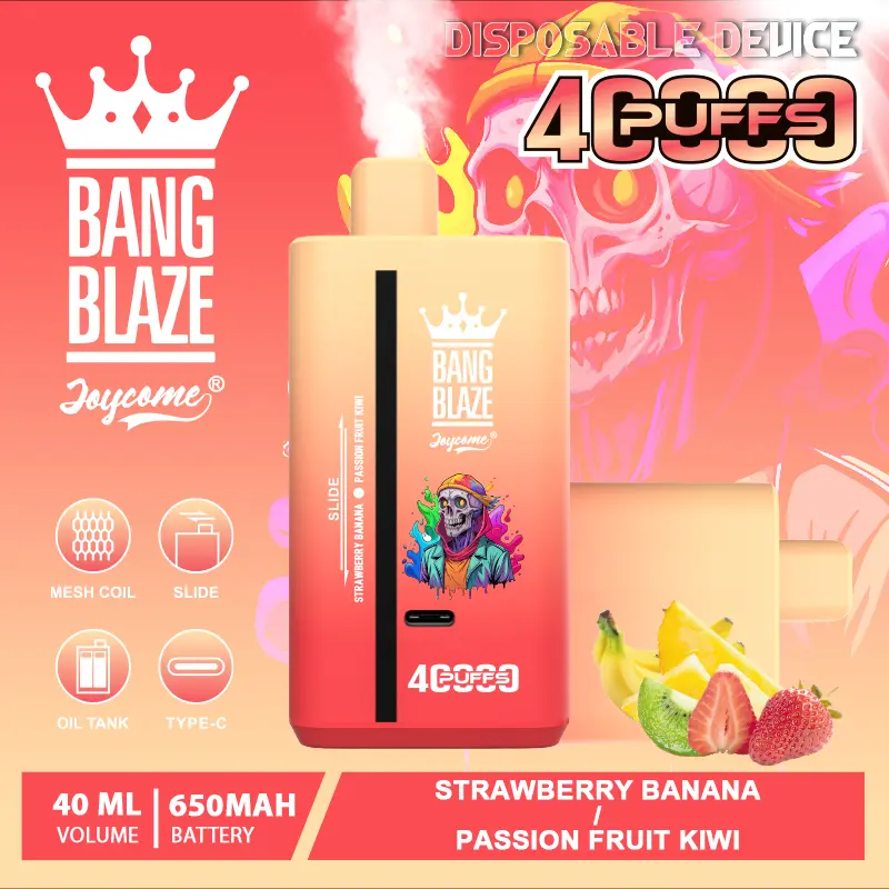 Bang Blaze 40000 40K Puffs 2% 3% 5% Nicotine Double Taste Disposable Vape