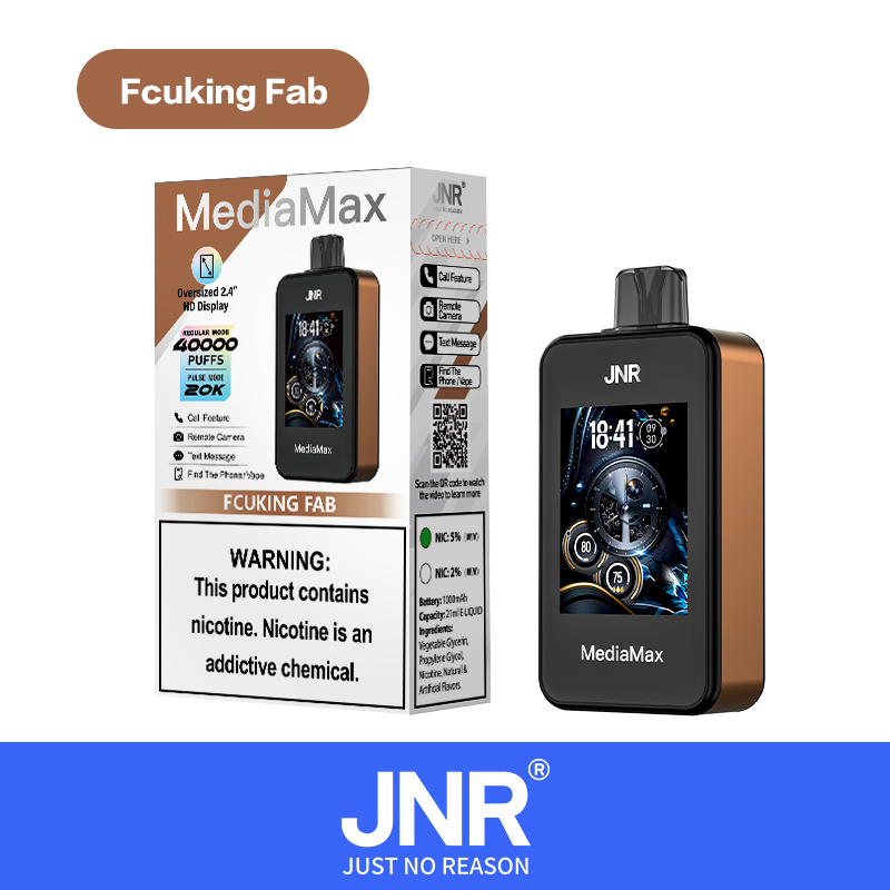 JNR Media Max 40000 40K Puffs Original Intelligent Disposable Vape