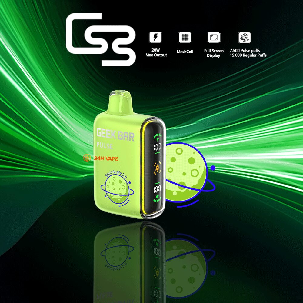 GEEK BAR PULSE 15000 Puffs Dual Mesh Disposable Vape Electronic Cigarette Pod