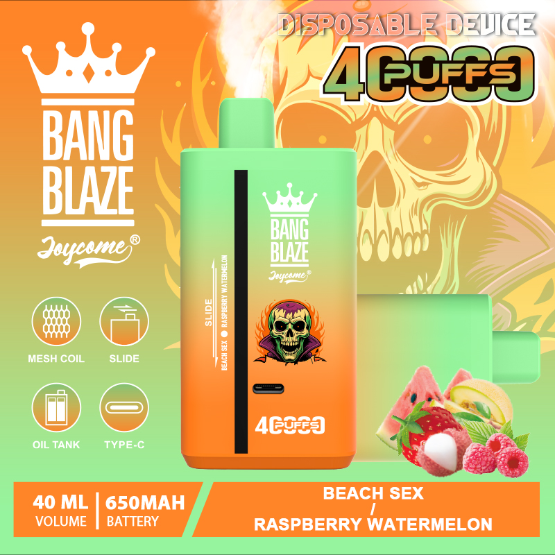 Bang Blaze 40000 40K Puffs 2% 3% 5% Nicotine Double Taste Disposable Vape