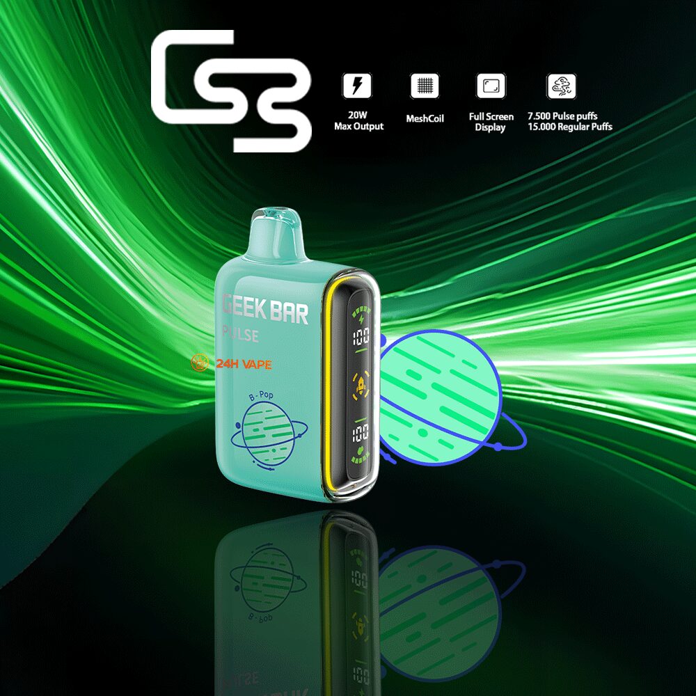 GEEK BAR PULSE 15000 Puffs Dual Mesh Disposable Vape Electronic Cigarette Pod