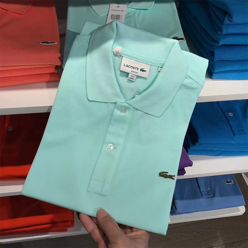 Klassisches LACOSTE Polo! [Unisex] Erhältlich in 20 Farben! Hergestellt aus hochwertigem Stoff / weich und bequem / pillingfrei / formbeständig / farbecht.