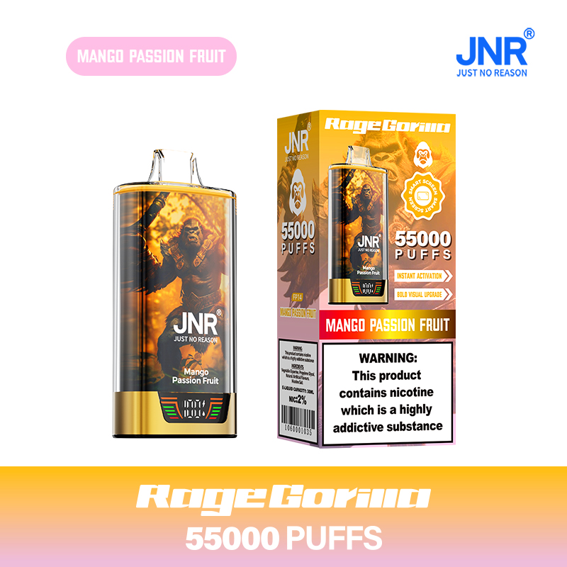 JNR Rage Gorilla 55K 55000 Puffs Smart Display Original Disposable Vape