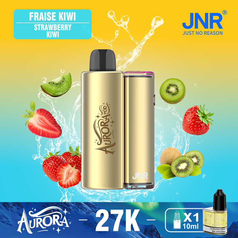JNR Aurora 27K 27000 Puffs 2+10ml Replaceable Pod Kit Refillable Original Disposable Vape