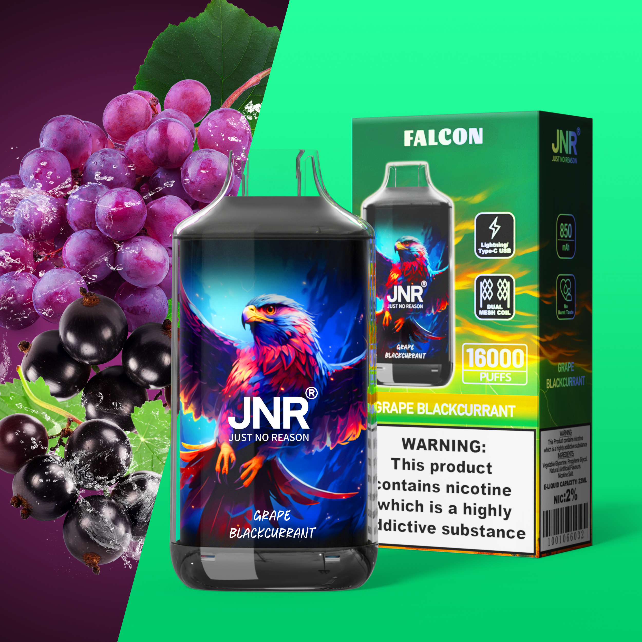 JNR FALON 16000 16K Puffs Original Edition Disposable Vape