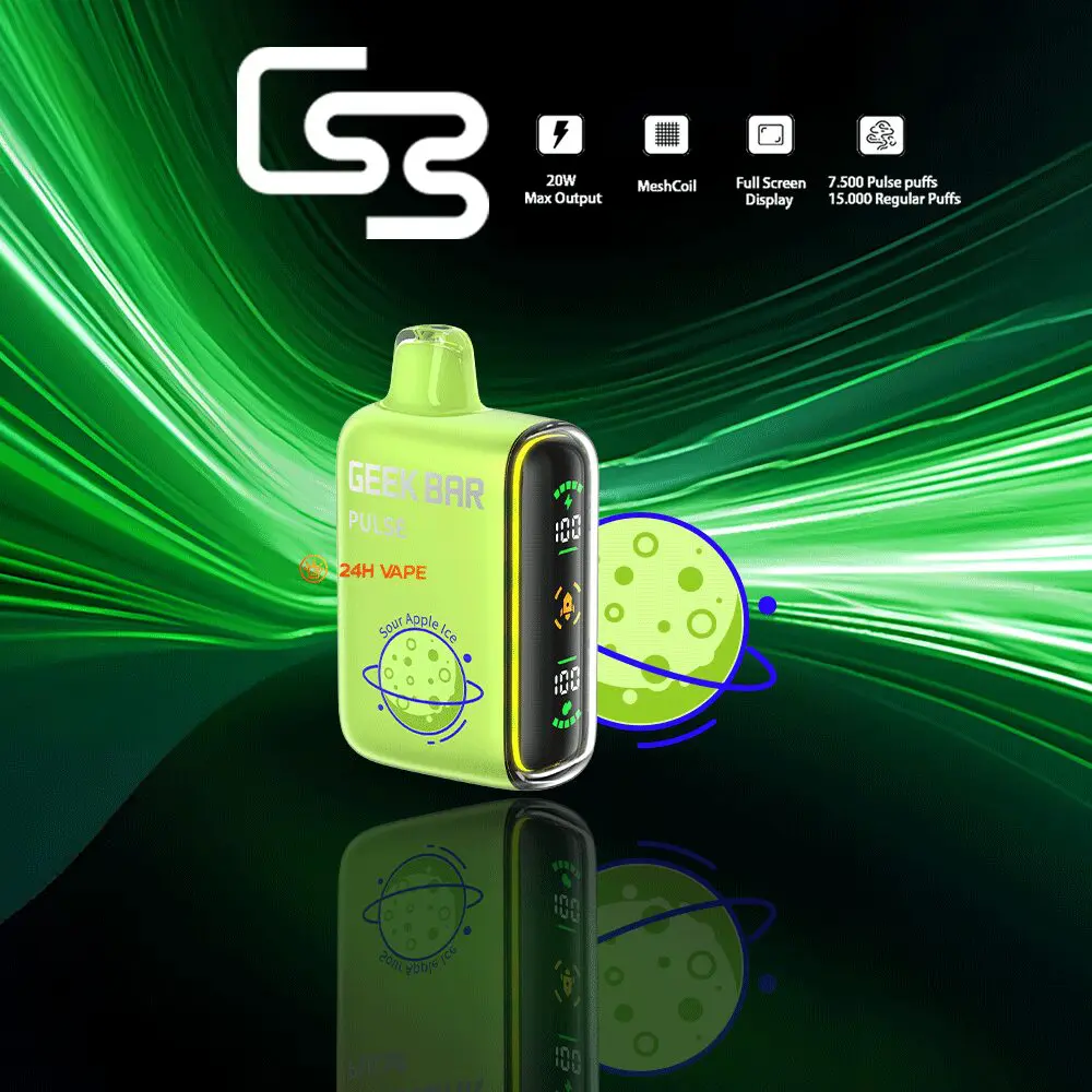 GEEK BAR PULSE 15000 Puffs Dual Mesh Disposable Vape Electronic Cigarette Pod
