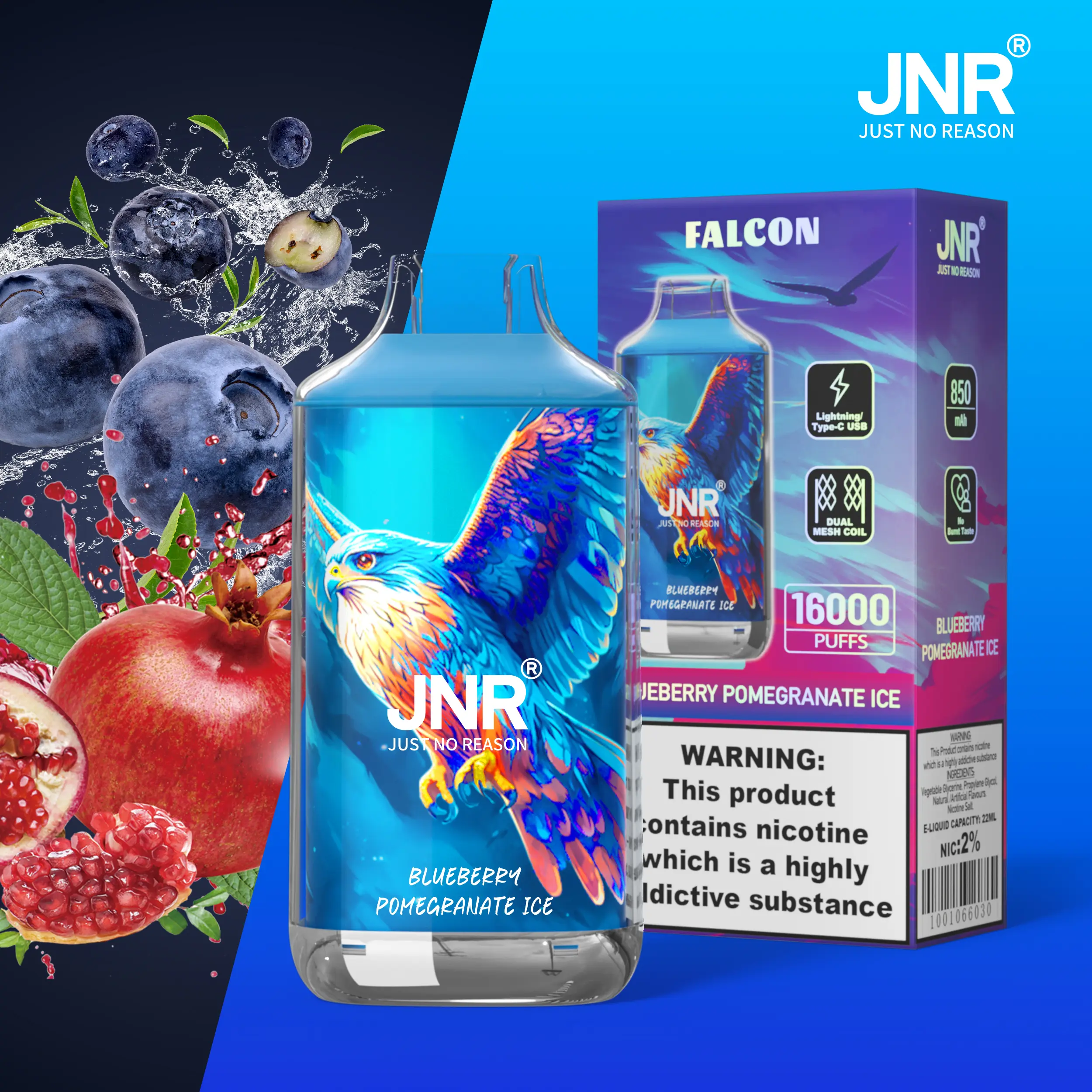 JNR FALON 16000 16K Puffs Original Edition Disposable Vape