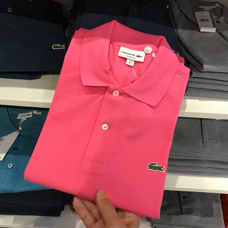 Klassisches LACOSTE Polo! [Unisex] Erhältlich in 20 Farben! Hergestellt aus hochwertigem Stoff / weich und bequem / pillingfrei / formbeständig / farbecht.