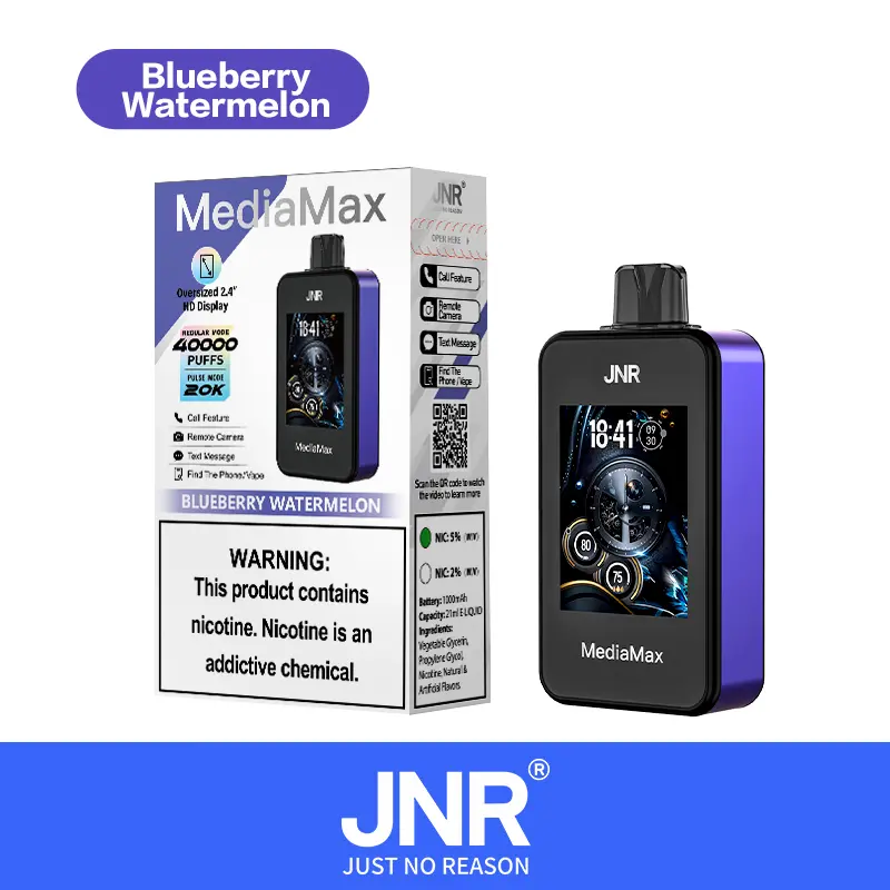 JNR Media Max 40000 40K Puffs Original Intelligent Disposable Vape