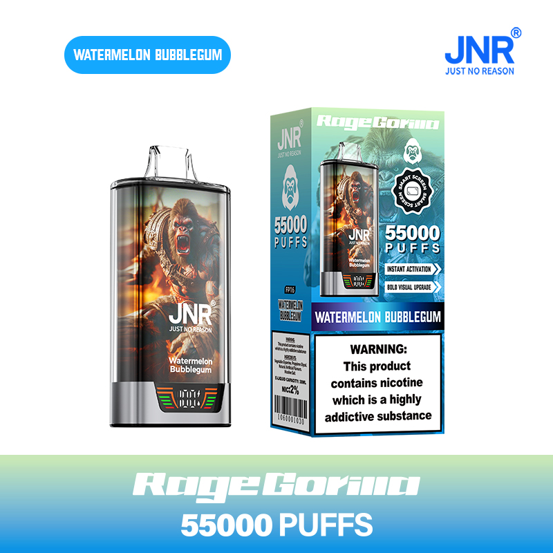 JNR Rage Gorilla 55K 55000 Puffs Smart Display Original Disposable Vape