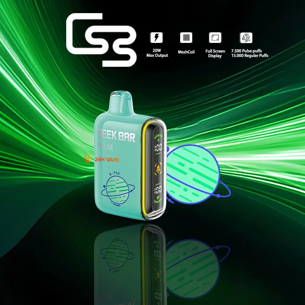 GEEK BAR PULSE 15000 Puffs Dual Mesh Disposable Vape Electronic Cigarette Pod