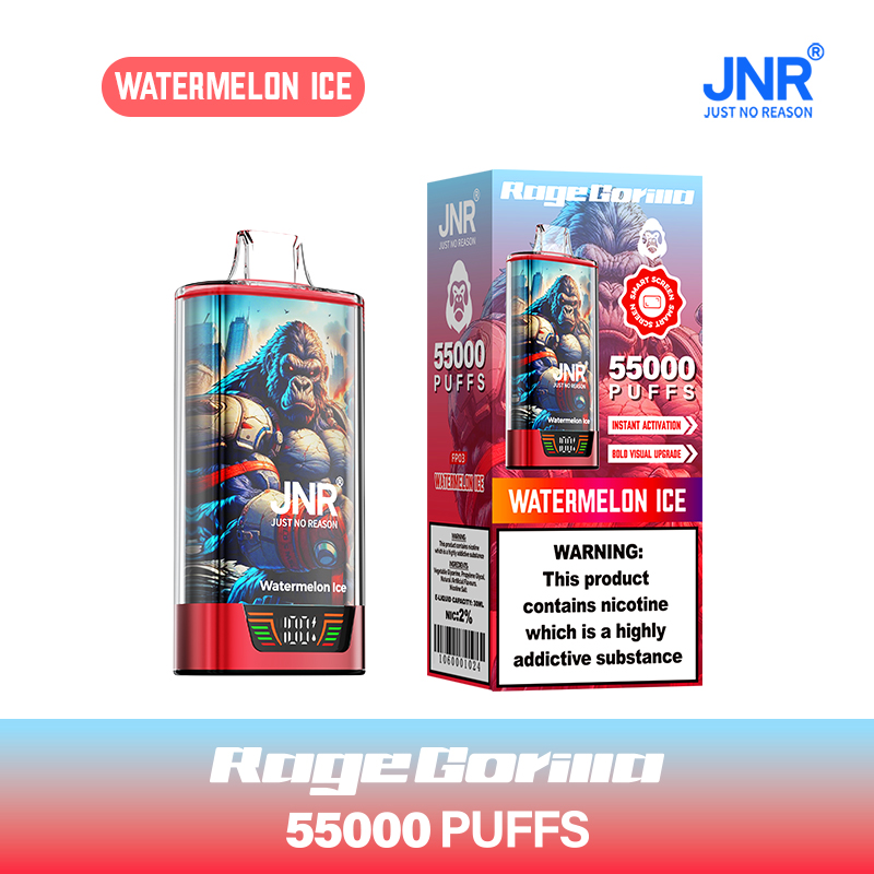 JNR Rage Gorilla 55K 55000 Puffs Smart Display Original Disposable Vape