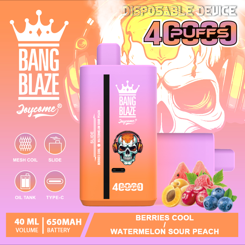 Bang Blaze 40000 40K Puffs 2% 3% 5% Nicotine Double Taste Disposable Vape