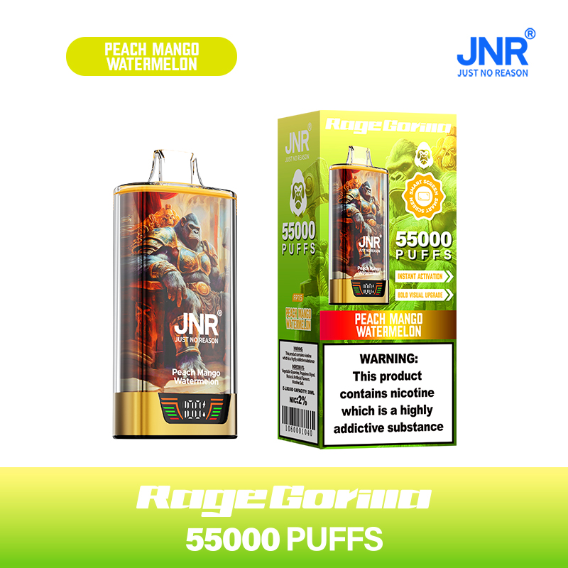 JNR Rage Gorilla 55K 55000 Puffs Smart Display Original Disposable Vape