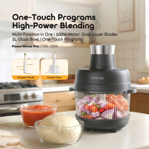 Chop, Blend & Prepare with Ease – oraimo PowerMince Pro 5L Smart Blender