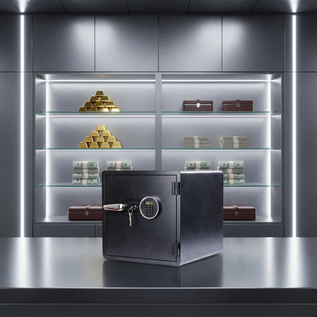 Protect What Matters Most – Fireproof Safe with Digital Password Lock