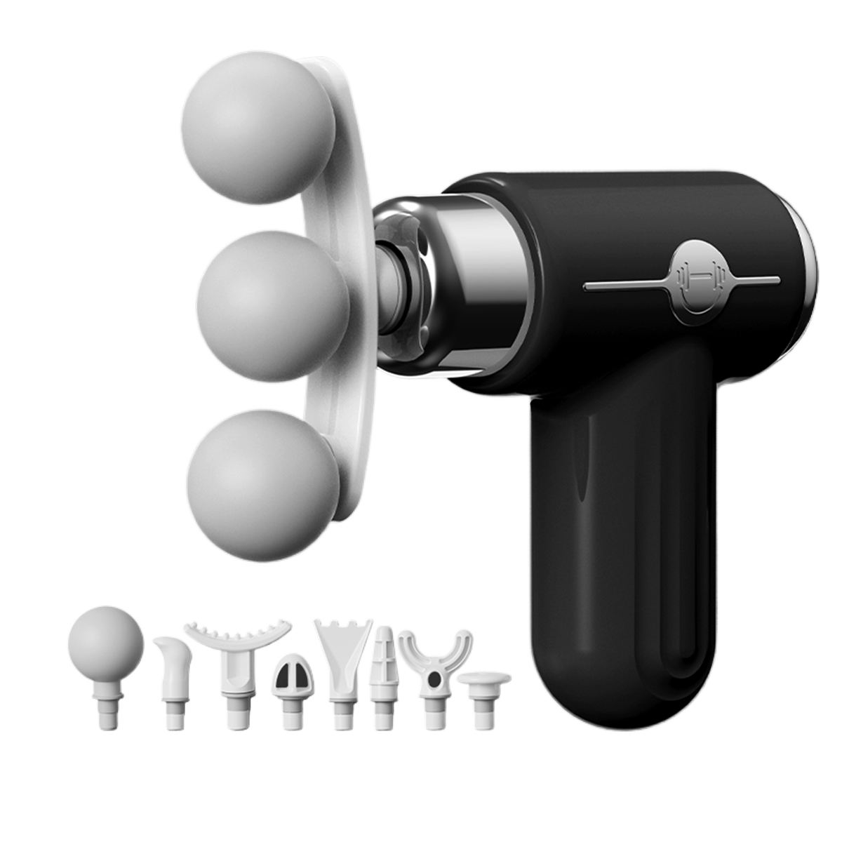 Relax. Recover. Recharge. – Portable Mini Massage Gun with 9 Massage Heads