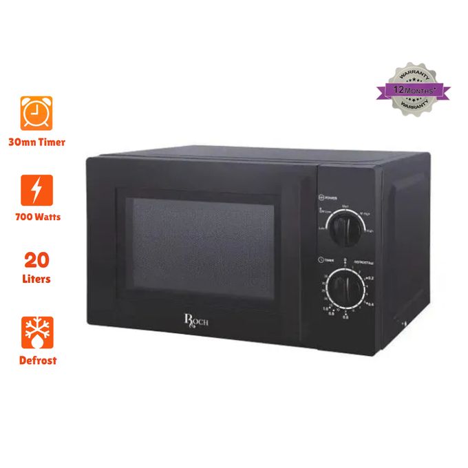 Roch 20L - Microwave Oven - RMW-20LMX7- B(B) - Black