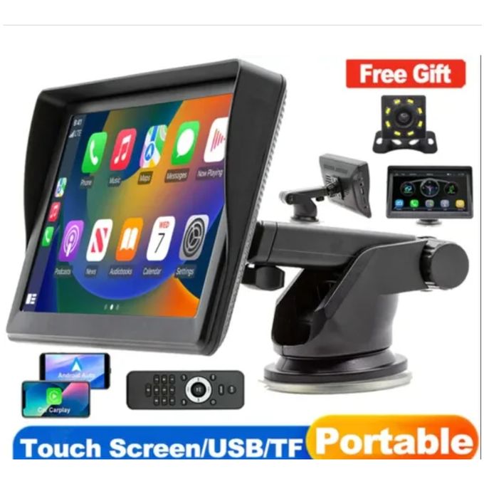 7 inches Touchscreen Car Display with Free Rear View Camera