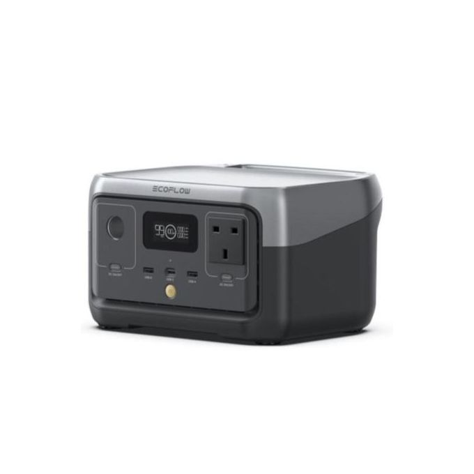 ECOFLOW Portable Power Station RIVER 2, 256Wh LiFeP04 Battery/ 1 Hour Fast Charging, Up To 600W Output