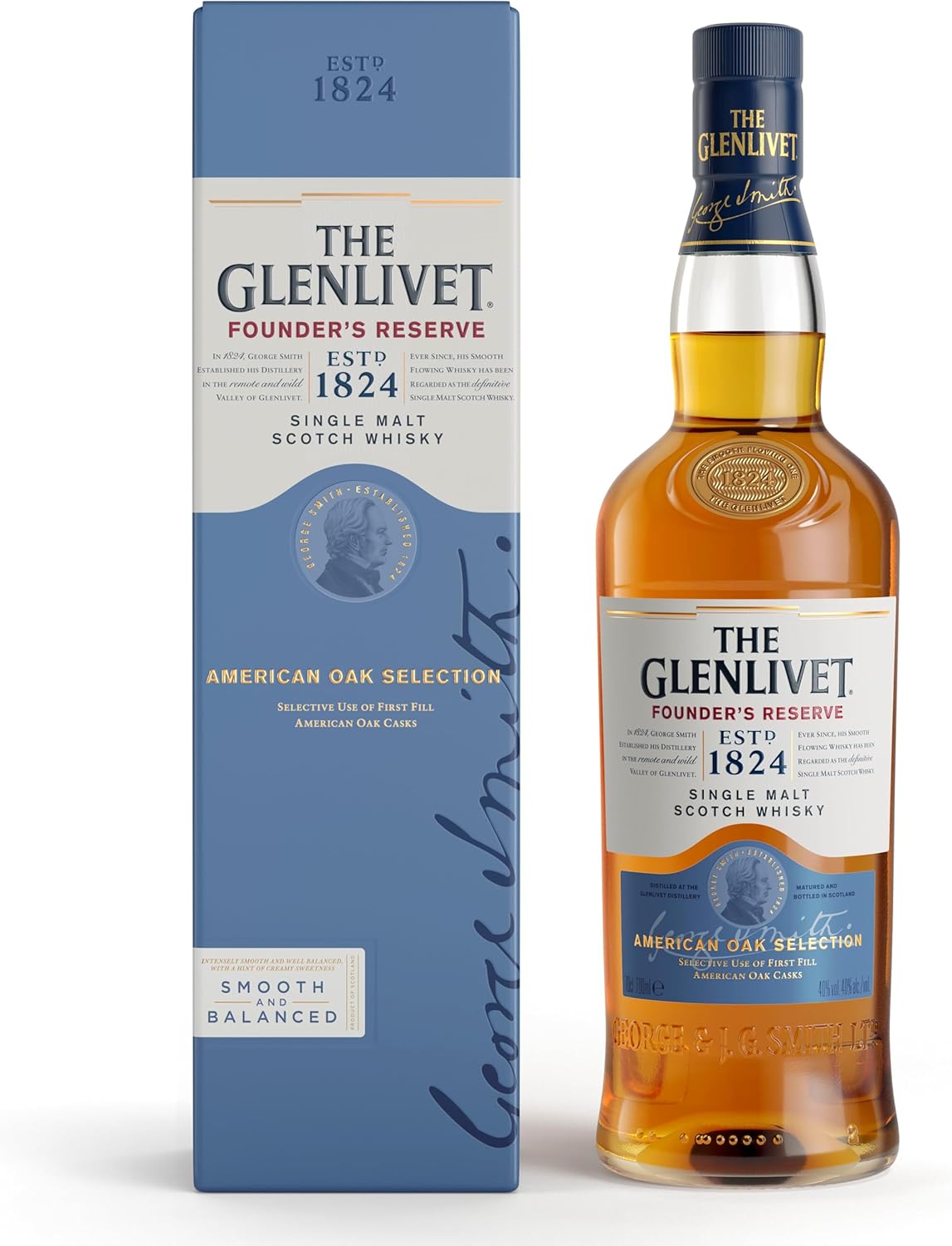 The Glenlivet Founder's Reserve Single Malt Scotch Whisky - 700ml