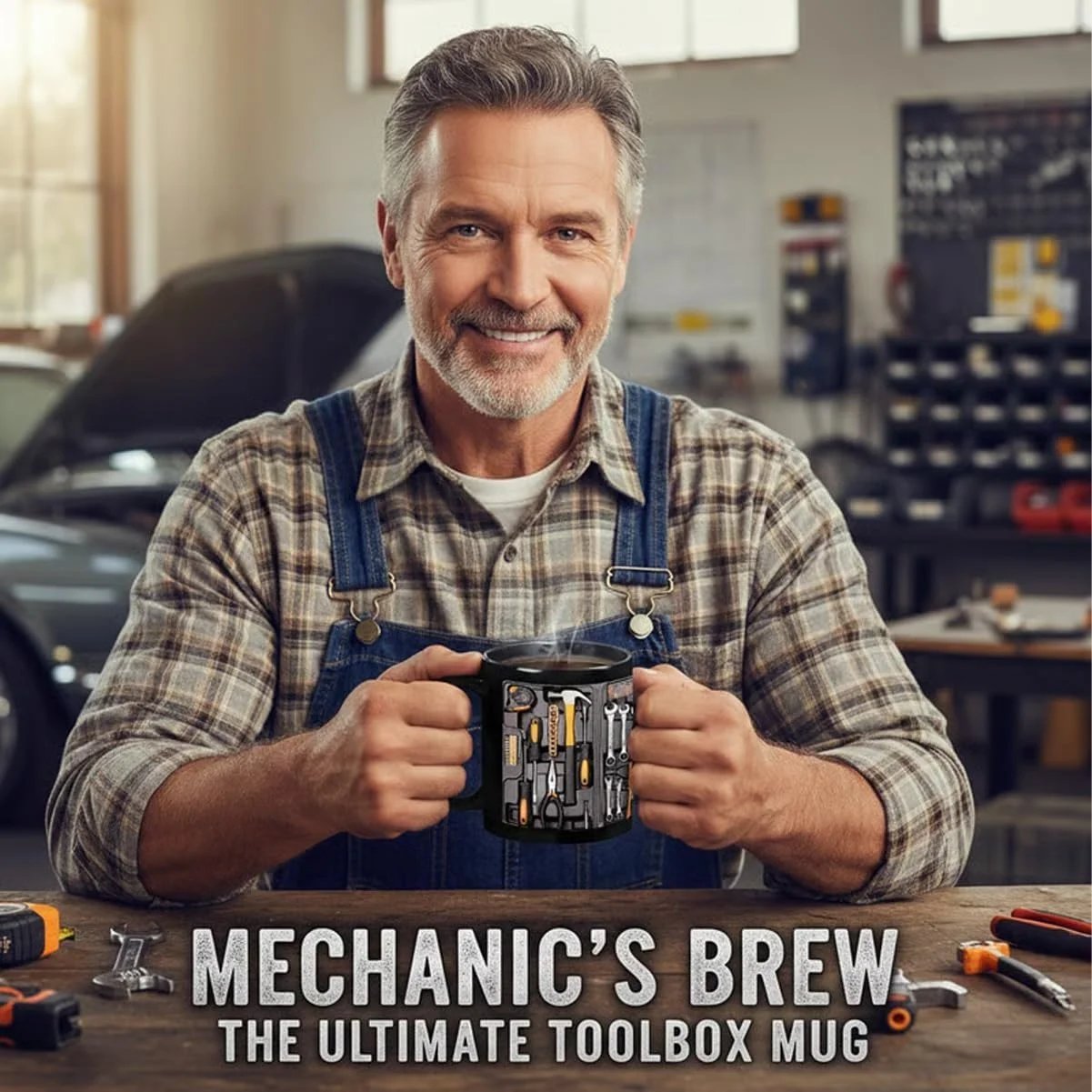 🧰 Toolbox-Style Ceramic Coffee Mug