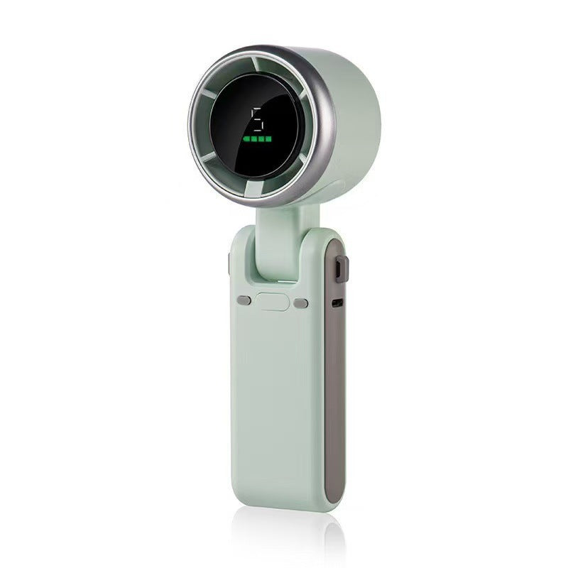 Portable 3 In 1 Rechargeable Turbo Handheld Fan With 5 Speeds And 4000mAh Battery