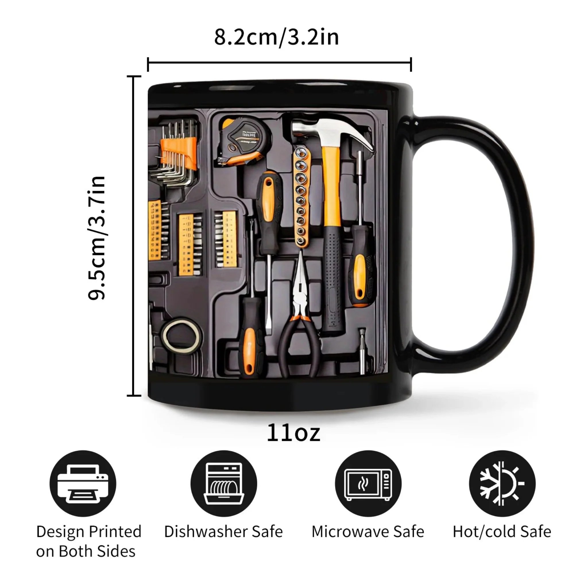 🧰 Toolbox-Style Ceramic Coffee Mug