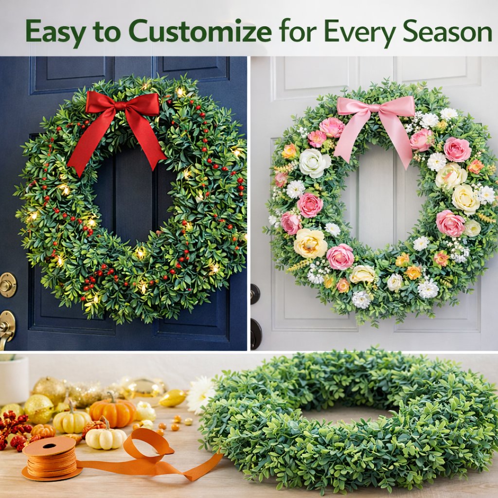 🎄 Milan Grass Wreath 🔥