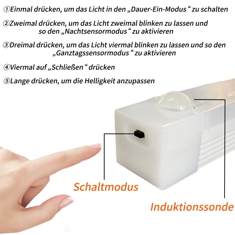 🏆Letzter Tag Verkauf 49% Rabatt🔥-💡Bohrfreie intelligente Sensor magnetische aufladbare LED-Leuchte 