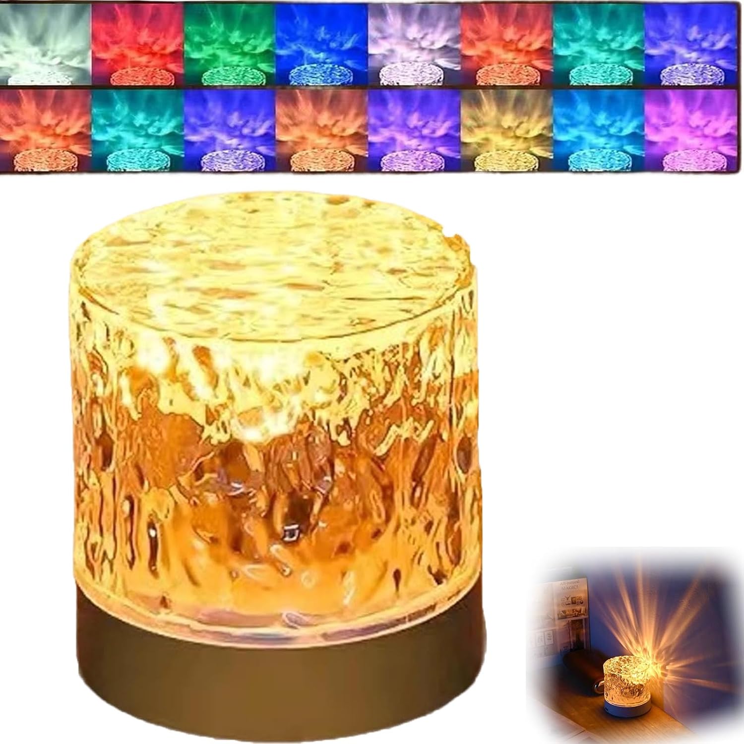 💡🌊Wasserwellenlampe 