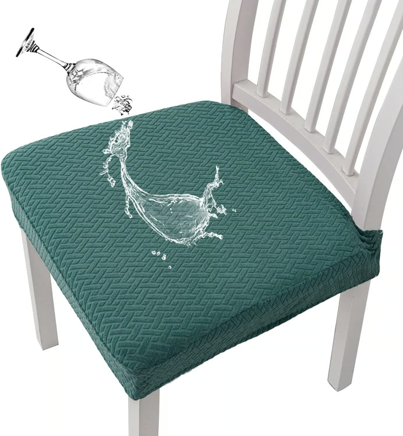 🎅🔥 Wasserdichte Jacquard-Stuhlhussen - 49% Rabatt! Langlebig, stilvoll & leicht zu reinigen 🪑 