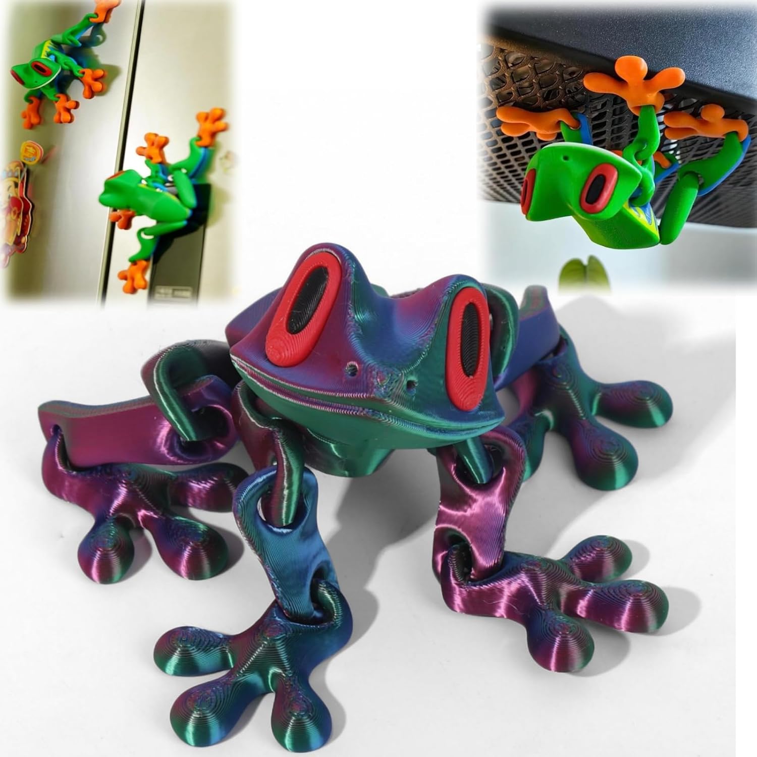 🔥49 % Rabatt für begrenzte Zeit🔥3D-gedrucktes Magnetfroschspielzeug🐸 