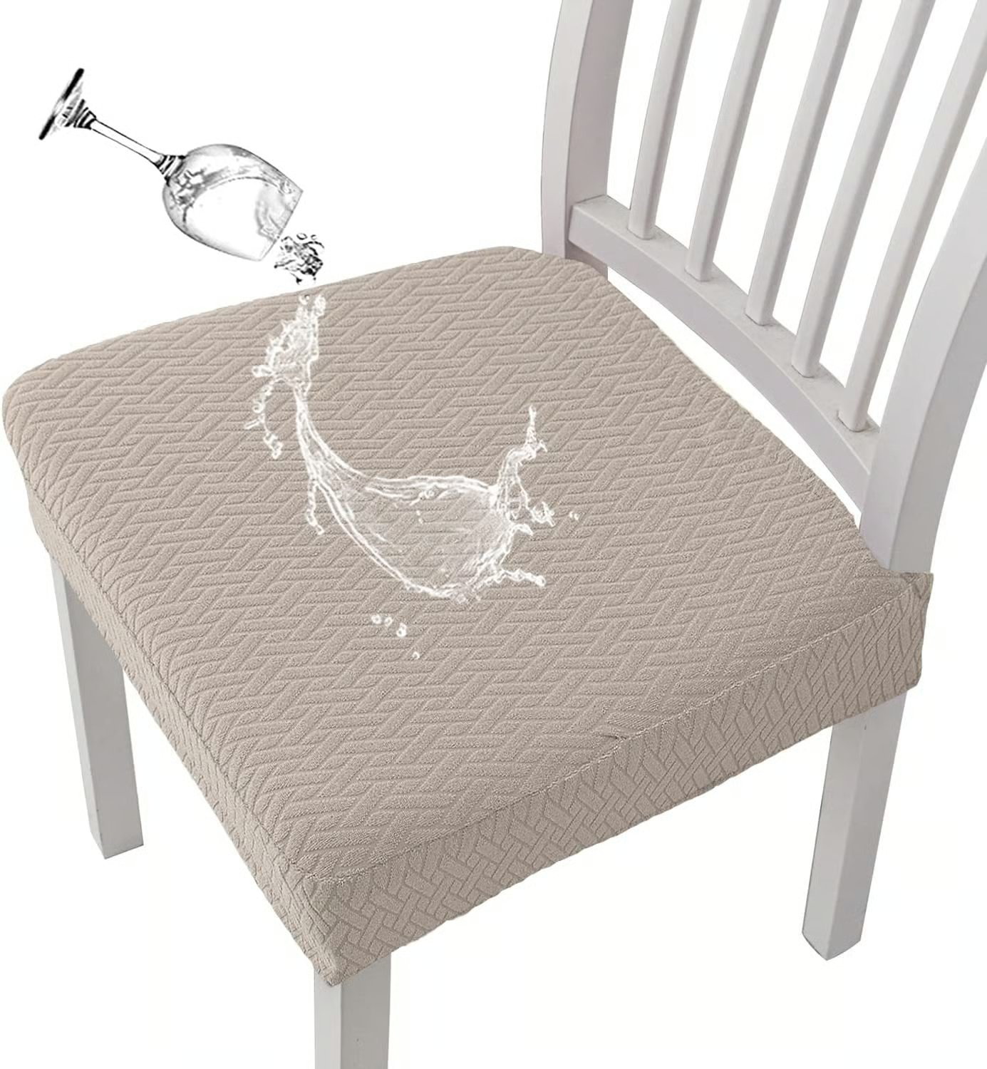 🎅🔥 Wasserdichte Jacquard-Stuhlhussen - 49% Rabatt! Langlebig, stilvoll & leicht zu reinigen 🪑 