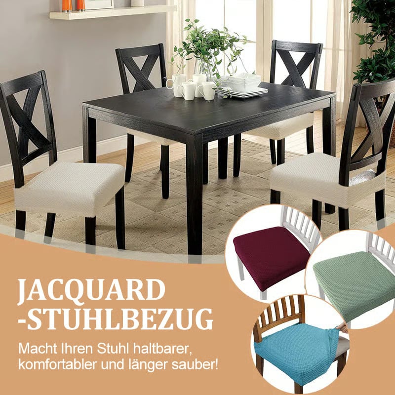 🎅🔥 Wasserdichte Jacquard-Stuhlhussen - 49% Rabatt! Langlebig, stilvoll & leicht zu reinigen 🪑 