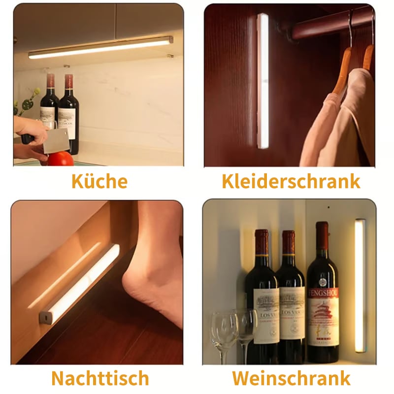 🏆Letzter Tag Verkauf 49% Rabatt🔥Schlagsensorfreie intelligente magnetische wiederaufladbare LED-Leuchten💡 