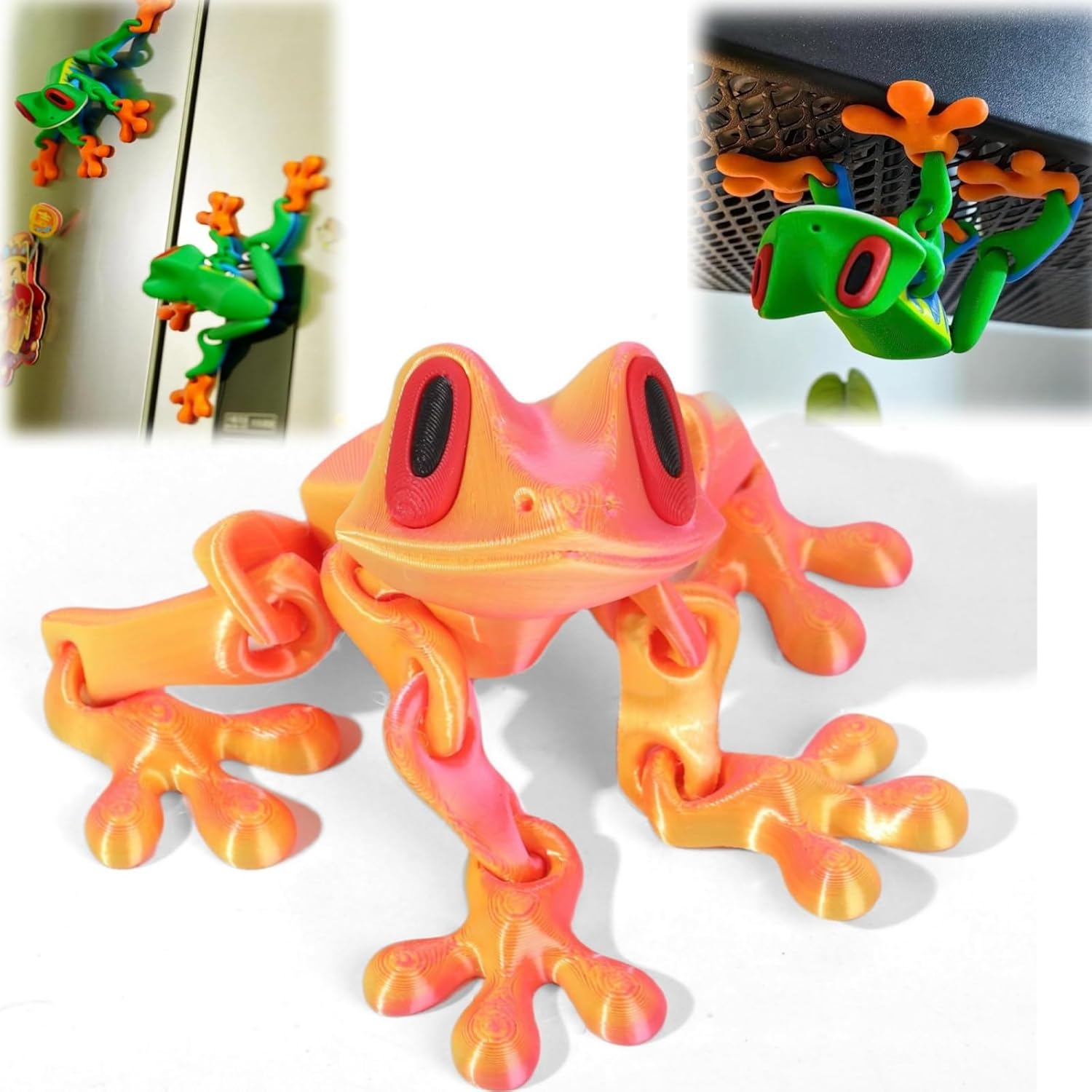 🔥49 % Rabatt für begrenzte Zeit🔥3D-gedrucktes Magnetfroschspielzeug🐸 