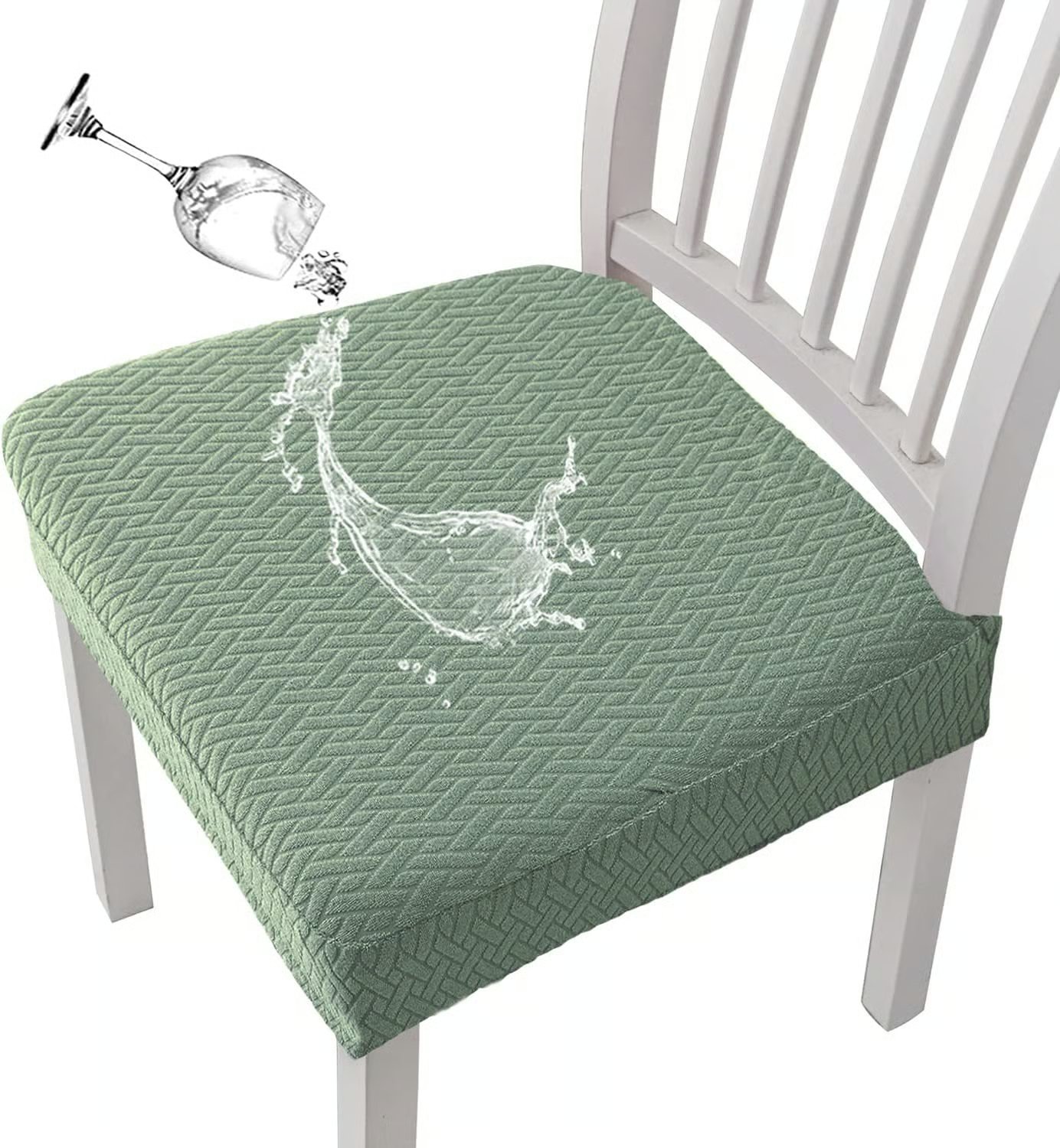 🎅🔥 Wasserdichte Jacquard-Stuhlhussen - 49% Rabatt! Langlebig, stilvoll & leicht zu reinigen 🪑 