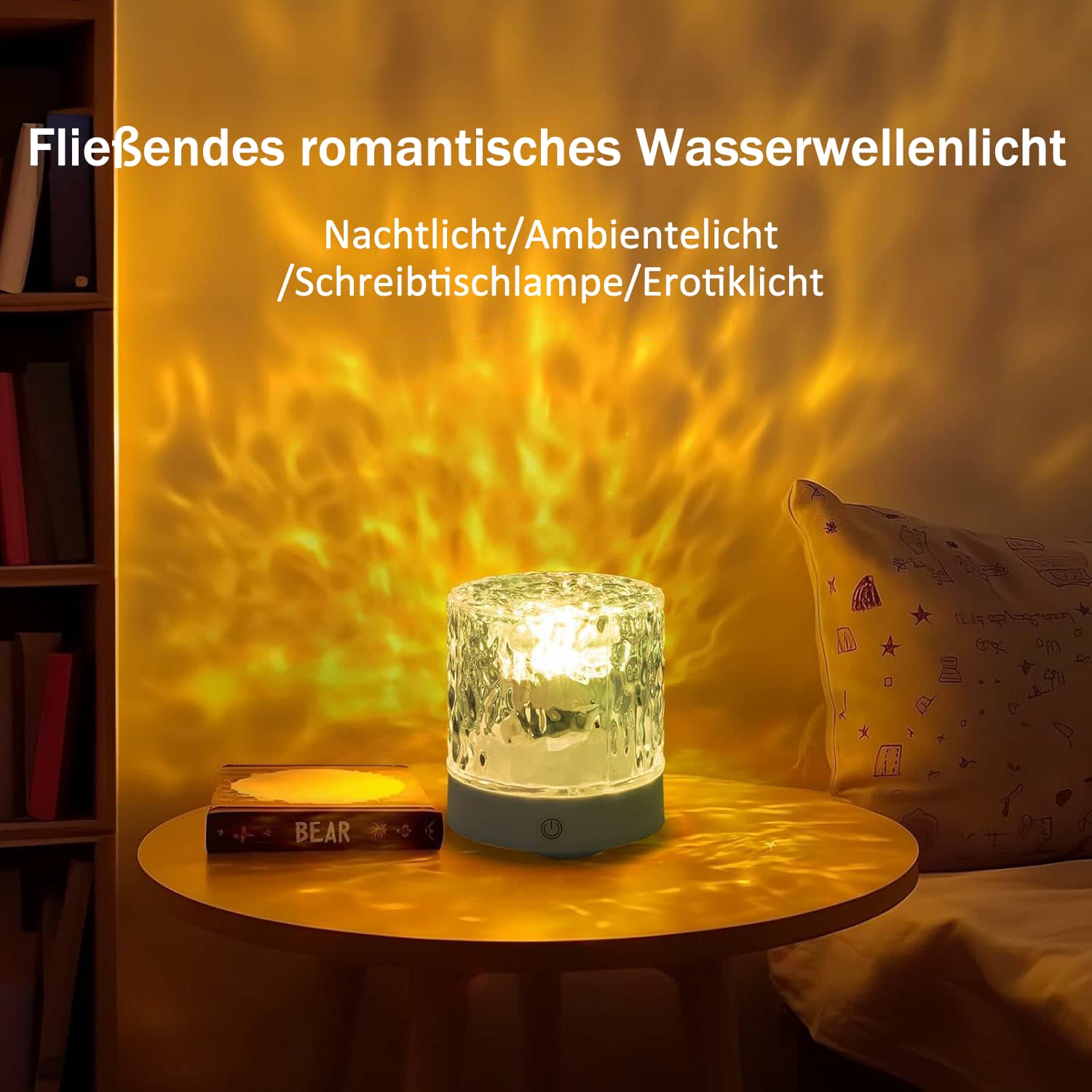 💡🌊Wasserwellenlampe 