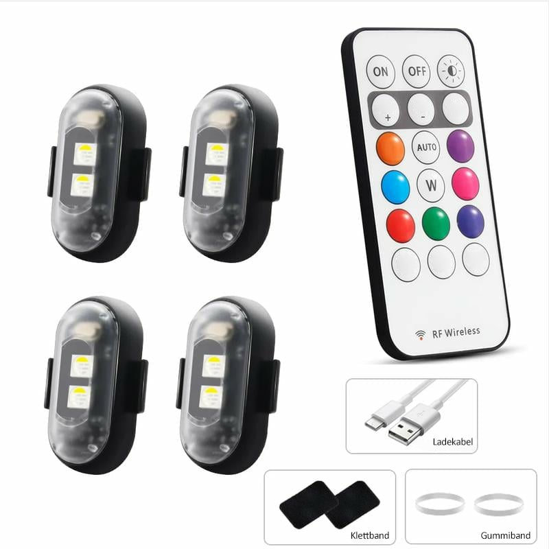 💡🌈RGB-LED-Flugzeug-Blitzlichter 