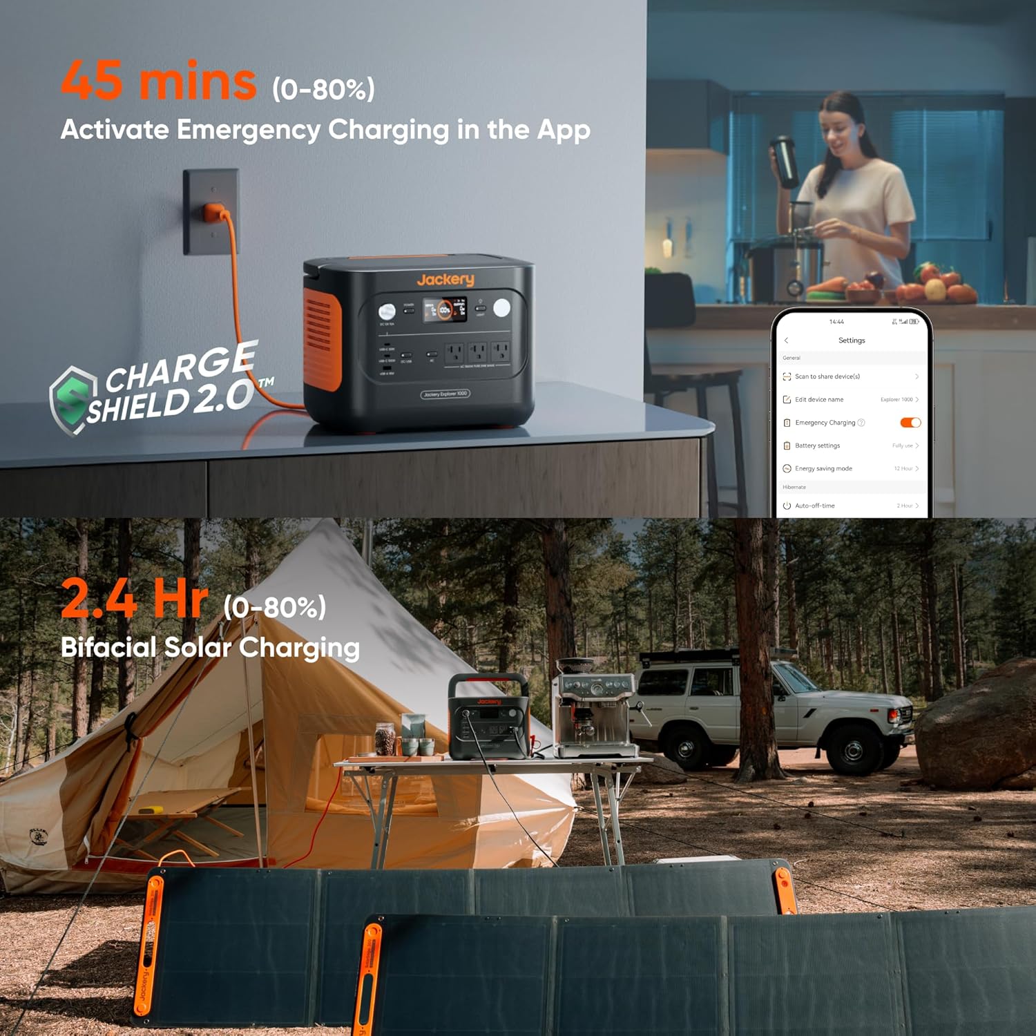 【🔥 Clearance Sale – Only 98 units left】Jackery Solar Generator 1000 v2 with 200W Solar Panel