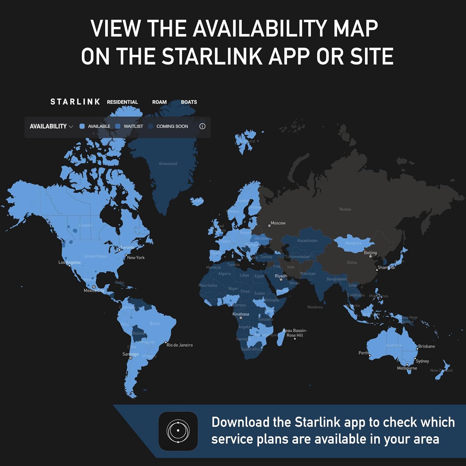 【Last Day Clearance】SpaceX Starlink Gen 3 Standard Kit: High-Speed, Low-Latency Internet, Ultra Portable WiFi Router - Elegant Design, starlink Travel Router WiFi 6, Satellite Connectivity