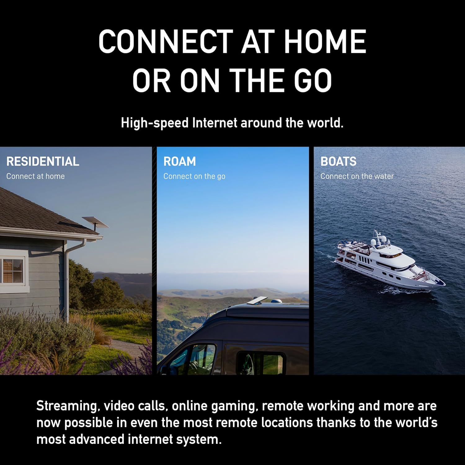 【Last Day Clearance】SpaceX Starlink Gen 3 Standard Kit: High-Speed, Low-Latency Internet, Ultra Portable WiFi Router - Elegant Design, starlink Travel Router WiFi 6, Satellite Connectivity